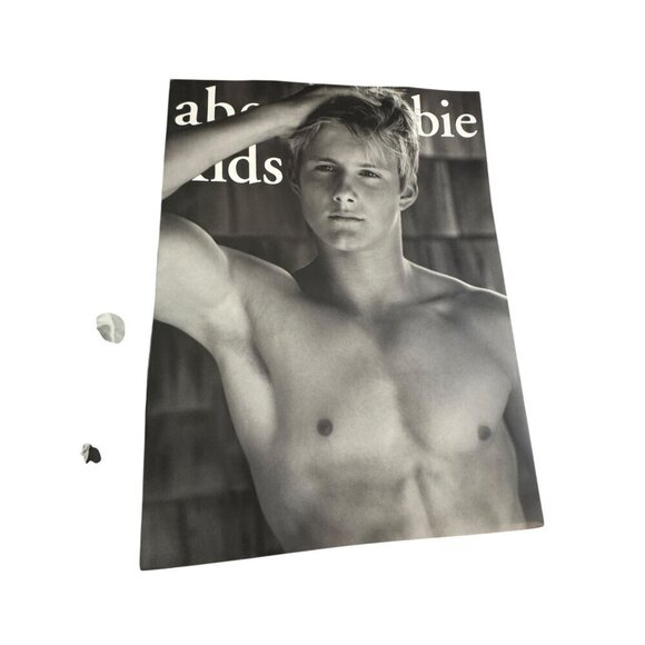 Abercrombie Kids Shopping Bag Vintage Y2K photographed by Bruce Weber lot of 2 - Picture 2 of 6